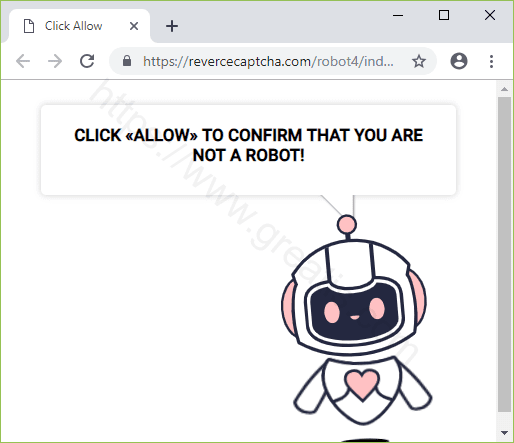 Remove the REVERCECAPTCHA.COM pop-up virus