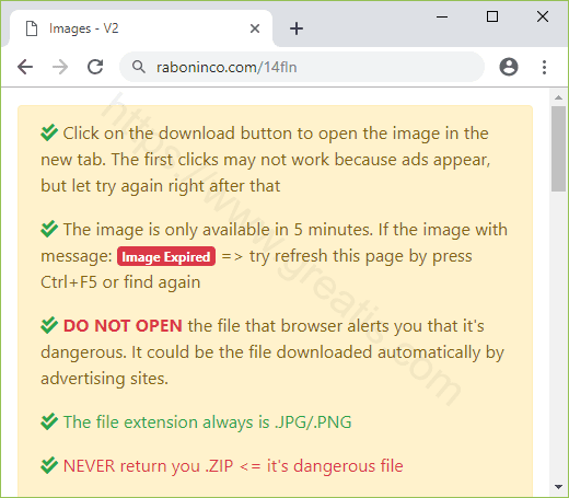 How to get rid of RABONINCO.COM virus