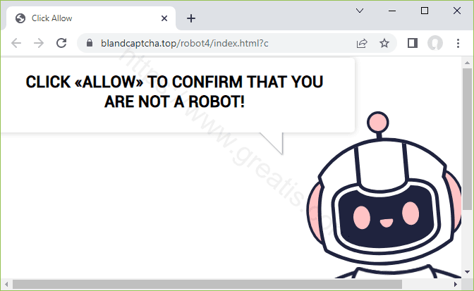 Remove the BLANDCAPTCHA.TOP pop-up virus