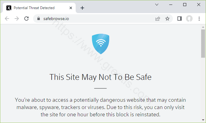 How to get rid of WWW.SAFEBROWSE.IO virus