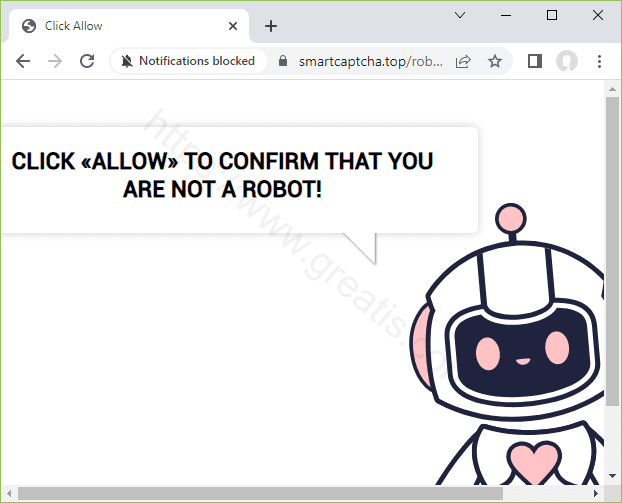Remove the SMARTCAPTCHA.TOP pop-up virus