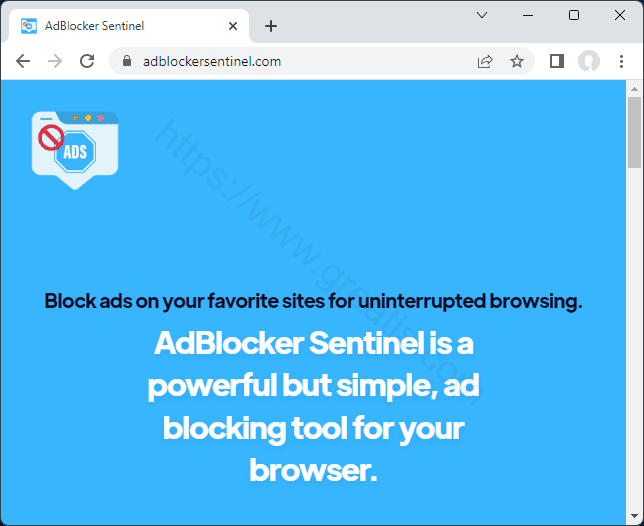 How to get rid of ADBLOCKERSENTINEL.COM virus