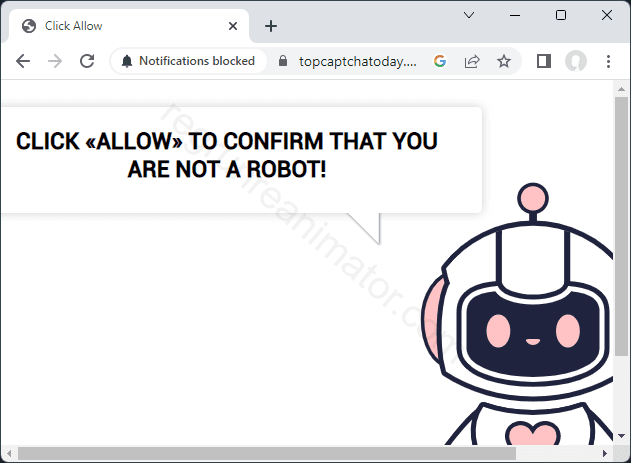 How to get rid of TOPCAPTCHATODAY.TOP virus