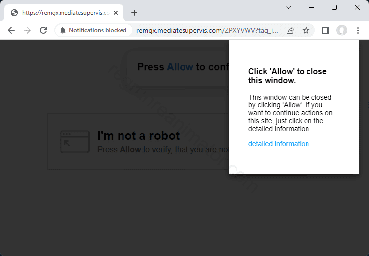 How to get rid of MEDIATESUPERVIS.COM virus